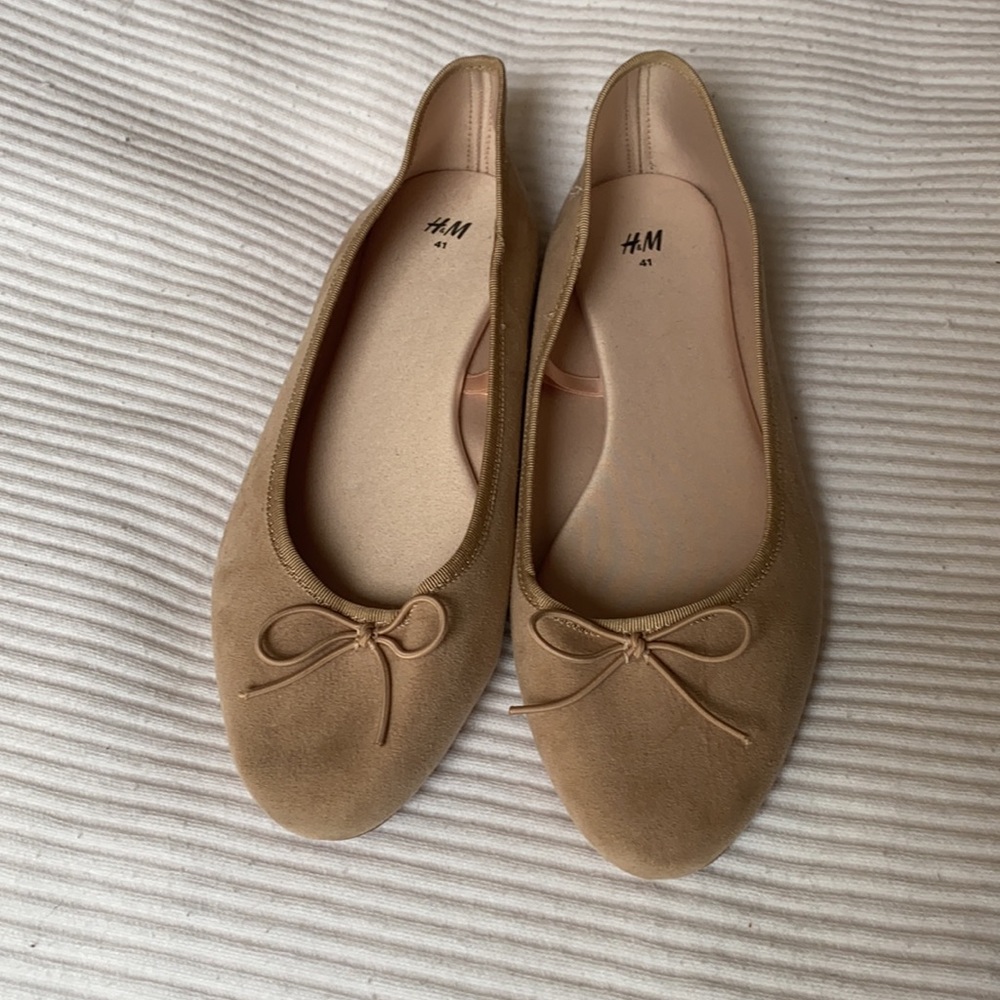 NWOT H&M pink ballet flats Size 41(9.5) $4.99 Ship - Picture 3 of 5
